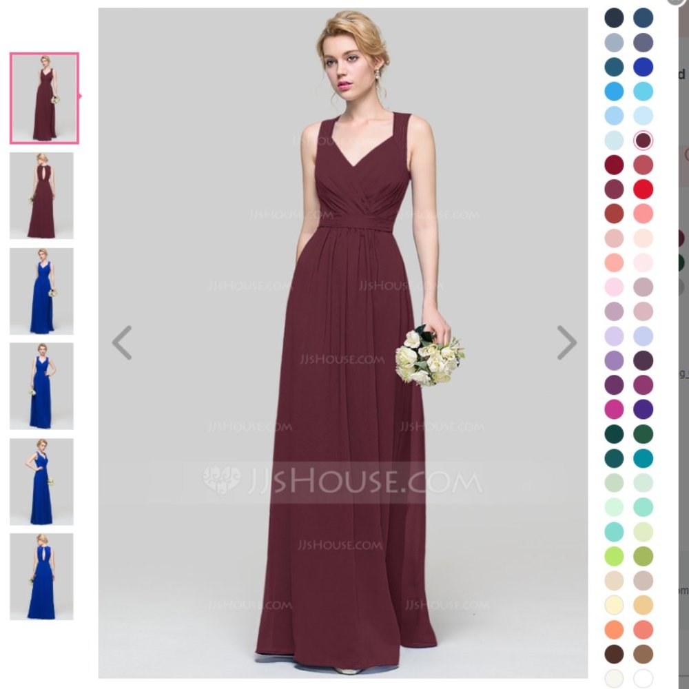 JJ's House A-Line/Princess Long Dress Size 8